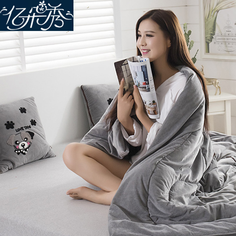 加厚多功能抱枕被子两用珊瑚绒毛毯靠垫靠枕头被汽车内办公室一对,居家布艺,抱枕被,淘宝优惠券,粉丝福利购,淘宝优惠卷