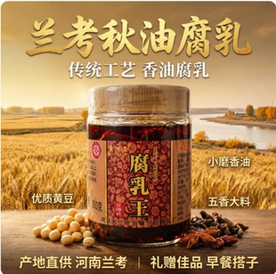 河南老字号传统工艺香油腐乳非遗特产下饭神器300g正品豆制品腐王