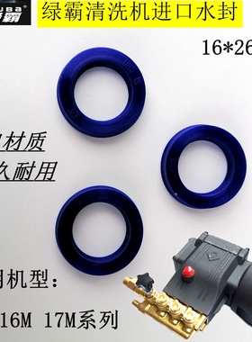 绿霸高压清洗车机刷车泵头通用LT-16MA/17MB机头密封圈胶圈水封