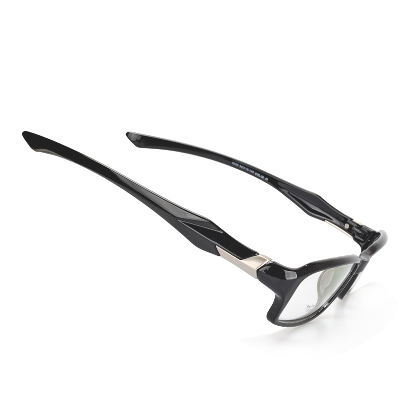 休闲全白运动眼镜框轻tr90男 跑步打球抗摔眼镜架近视变色眼镜女