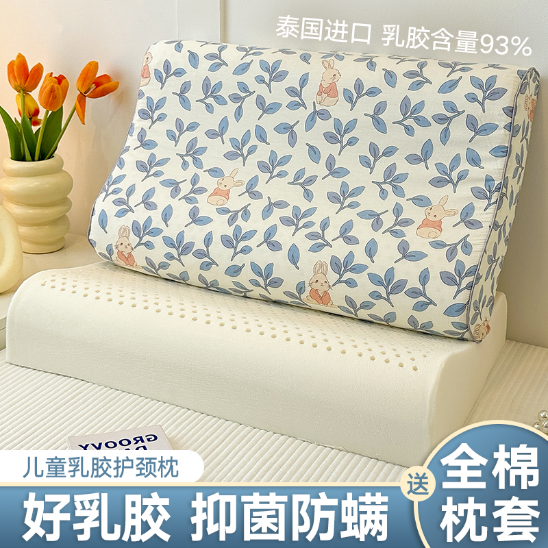 泰国乳胶枕头家用天然橡胶枕芯记忆枕头单人宿舍学生助睡眠护颈椎