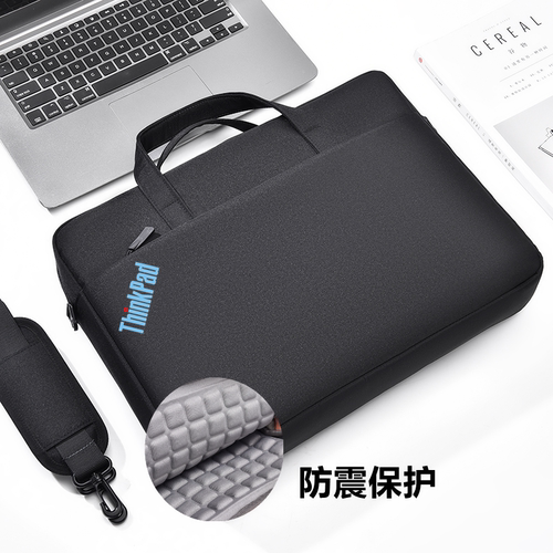 联想ThinkPad P15V P53笔记本2024款P14s AI T14p电脑包加厚X1/P1隐士15.6英寸E15 L15单肩背包手提防震气囊