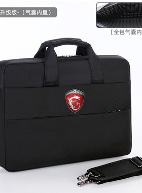 适用msi微星尊爵Prestige 14 15笔记本电脑包15.6英寸单肩背包手提袋可放电源器加厚防震商务