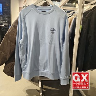 圆领套头蓝色卫衣LMT010000207728 长袖 A07954 25春男款 Lee正品