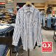 Levis李维斯2025年宽松时尚 衬衫 条纹拼接 正品 男士 长袖 003MX 0000