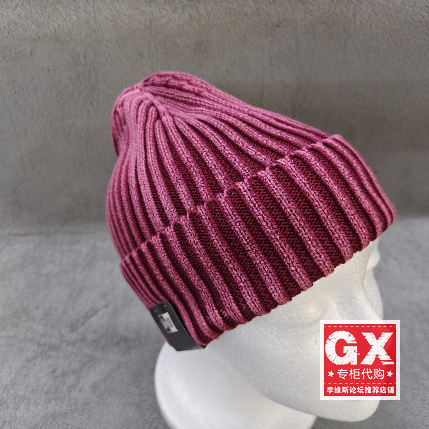 NewEra纽亦华男女玫红复古保暖休闲MLB潮罗纹针织帽冷帽12560891