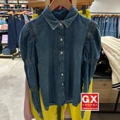 Levis李维斯 衬衫 女经典 正品 时尚 休闲简约牛仔长袖 衬衣A1883 0002