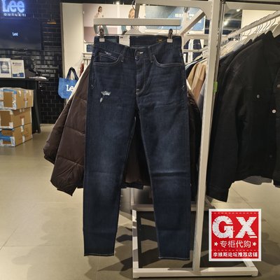 Lee正品 23夏男款精玉透凉宽松小脚牛仔裤LMB100731200229-A02902