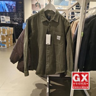 LMT008846200061 专柜正品 衬衫 灯芯绒长袖 ANL000 LEE军绿色男士