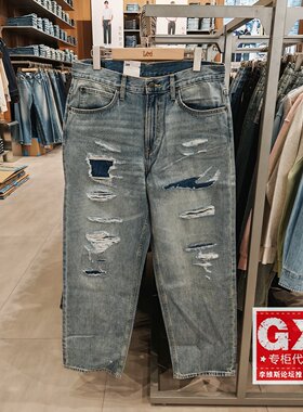 Lee专柜正品2024春夏款男士宽松牛仔裤LMB241601101291-A05228
