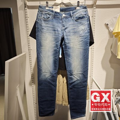 Lee403修身中低腰修身精玉鱼透凉薄款女水洗牛仔裤LWS403AQ82EC