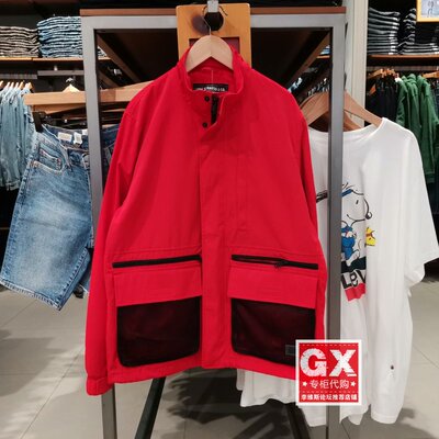 gx出品levis李维斯简约立领夹克