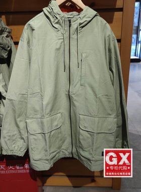 GX出品Levi's李维斯 A0705-0000 复古男绿色中长休闲连帽时尚风衣