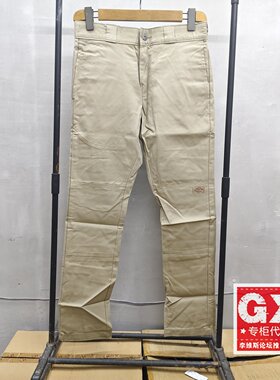 专柜正品DICKIES男卡其色纯棉时尚休闲裤直筒工装裤DK011783CH1