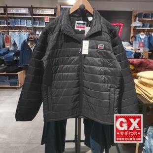 保暖黑色辛苦棉服夹克外套 0002时尚 专柜正品 levis李维斯A0707