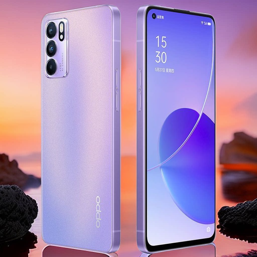 oppoReno6Pro全网通5G天玑1200美颜拍照学生机Reno5Pro老人二手机