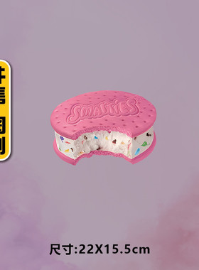 高级烫画图案新款samr粉色夹心奥利奥烫画贴印花热转印白墨布贴