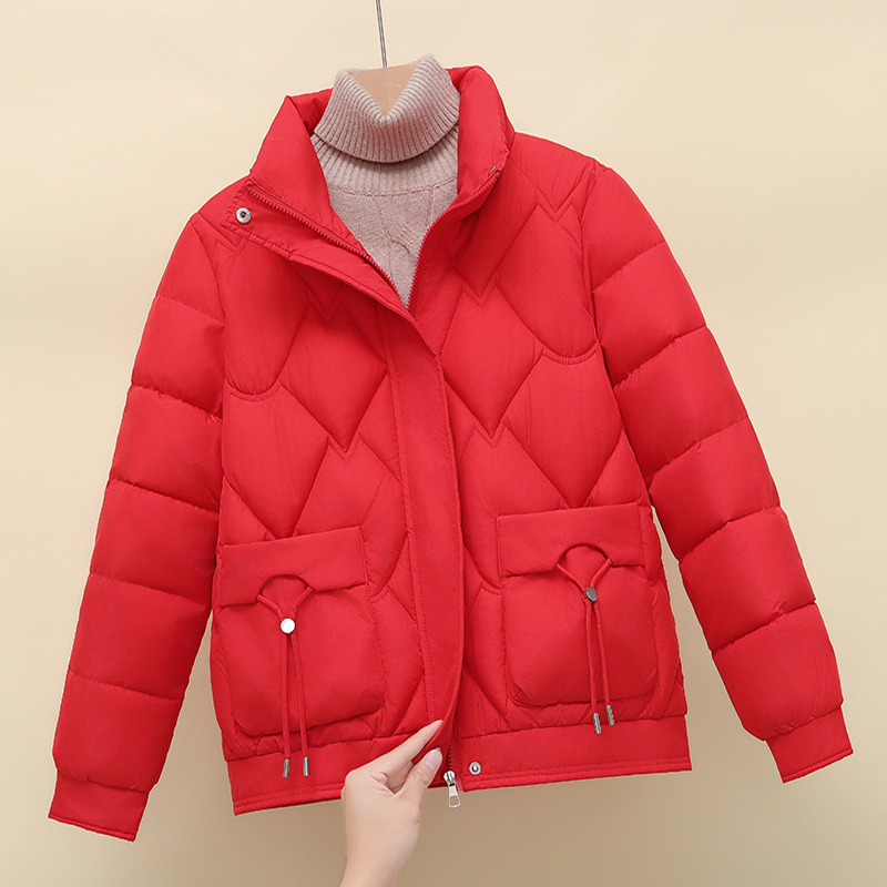 时尚小个子短款羽绒棉服女冬棉袄