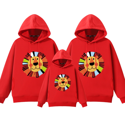 炸街风卫衣母子洋气全家装