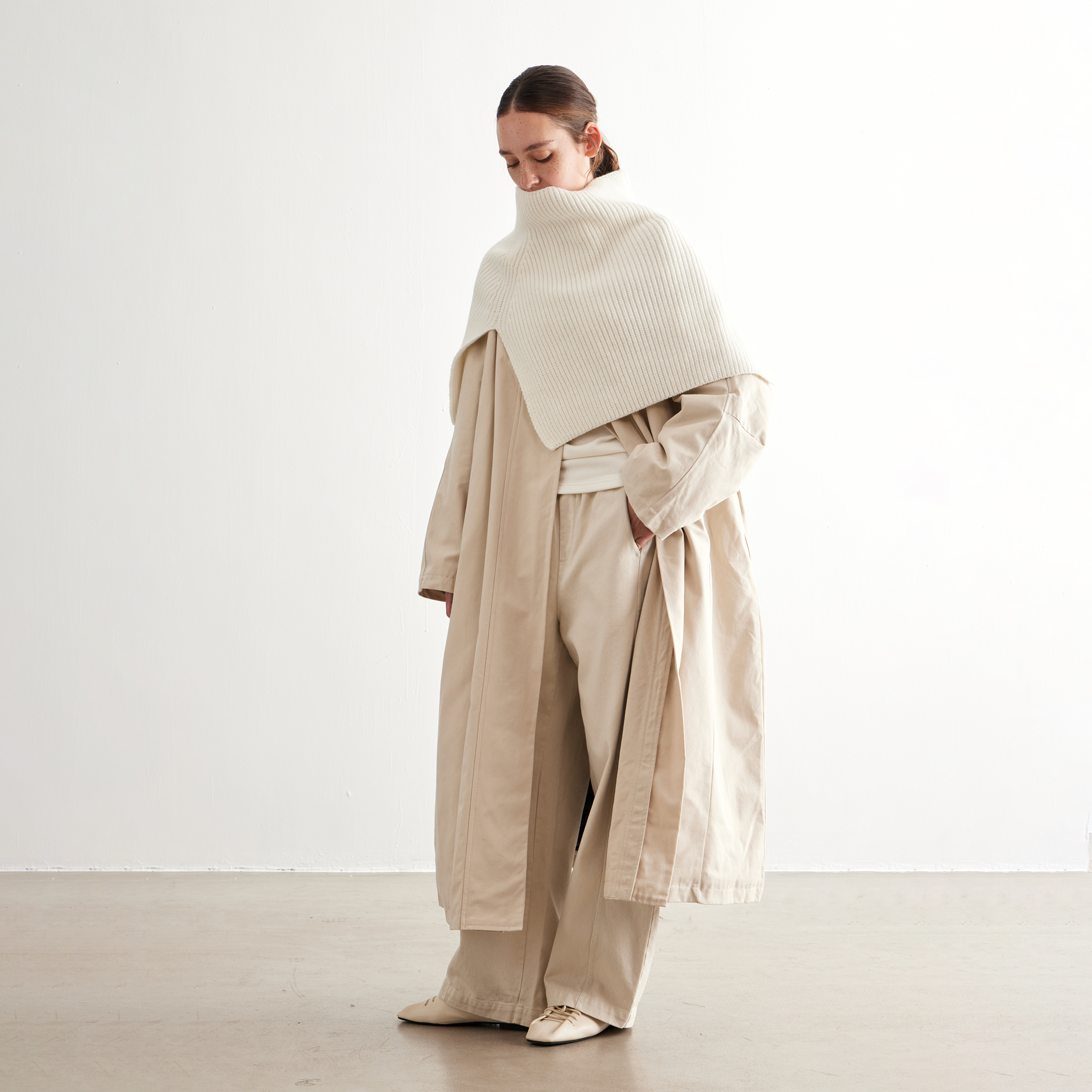 长款风衣羽绒NOEND英伦