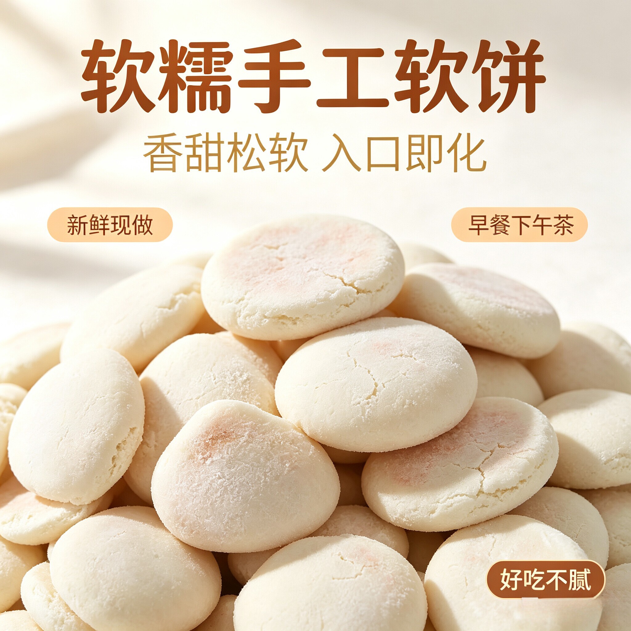 包邮江西特产于都面饼红饼手工老式月饼散装袋装儿时味道