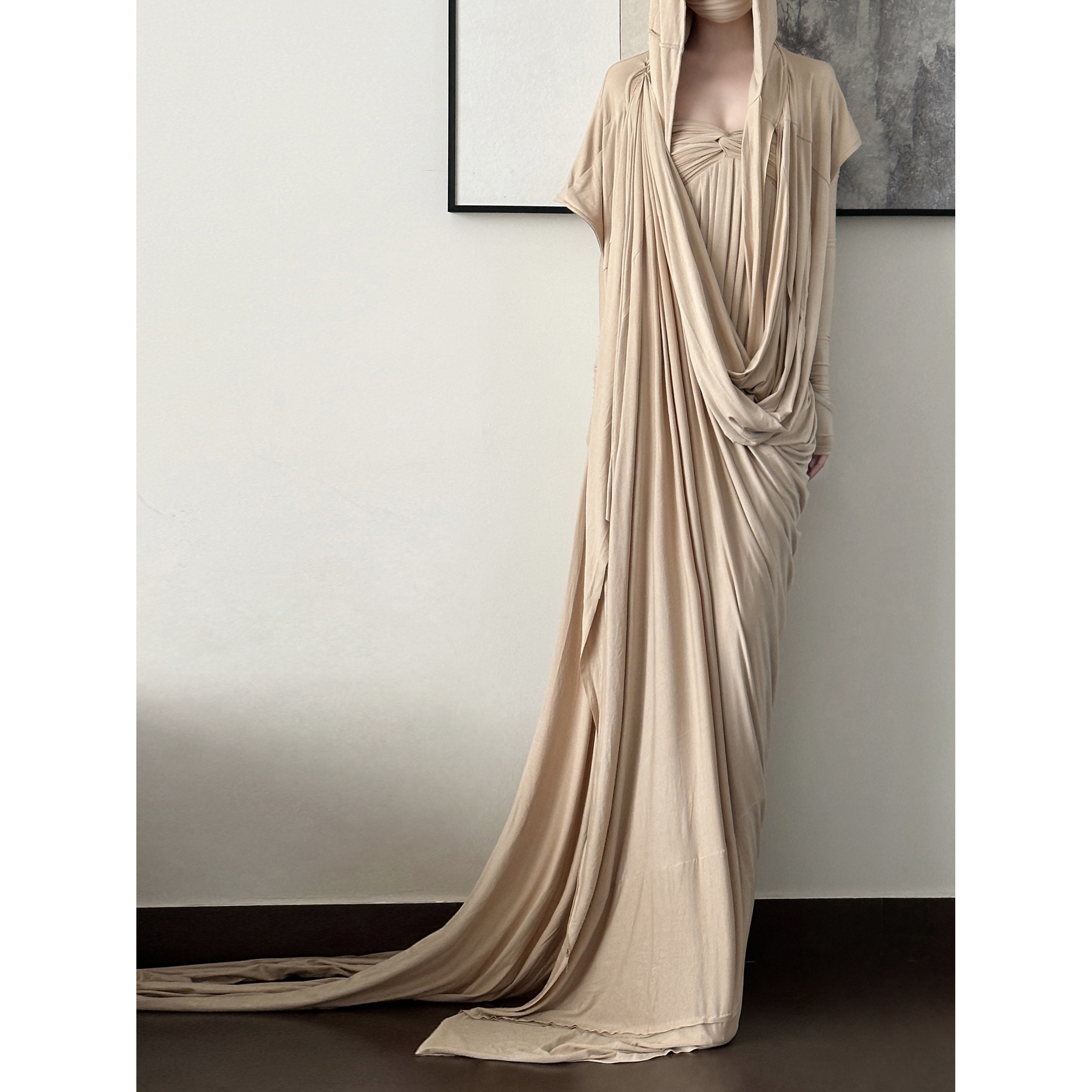 原创设计师废土风斗篷秋日奏鸣曲