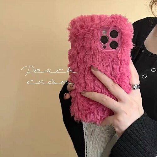 秋冬天毛绒纯色A6s/a5x网红OPPO A7Promax女款a3m简约Findx9s/8s+/7适用OPPO Reno16pro/15C/14/13/k15手机壳