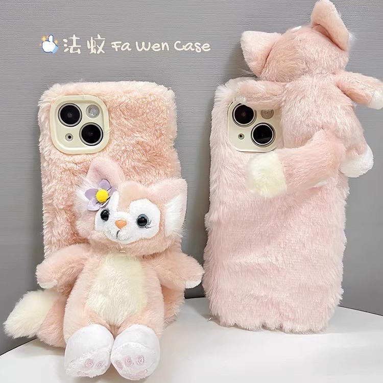 秋冬款A1i迪士尼a3/a2m女Findx8s+/7ultra/6pro毛绒OPPOA5PRO玲娜贝儿k11x/k12x/OPPO Reno14pro/13/12/11/10