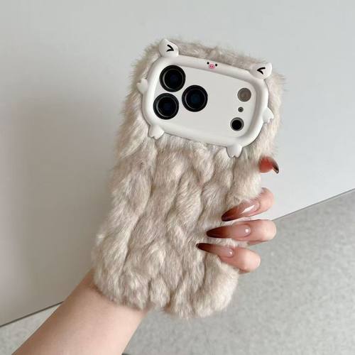 防冻保暖手a57秋冬款毛绒A58x/a97手机壳V70S/V50男女情侣v60S真我NEO7se/gt6/5手机壳Realme15pro+/14/13/12