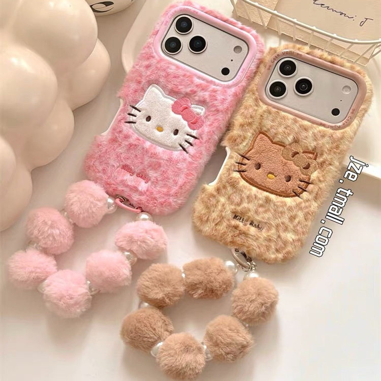 hello kitty猫y77毛绒y78m/vivoy37女y36i秋冬IQOO15/13/12/11s/IQOONEO10/9s pro+7se/6手机壳iqoo z9x/z8x