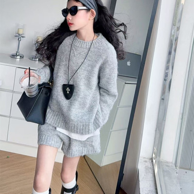 气质针织运动服两件套