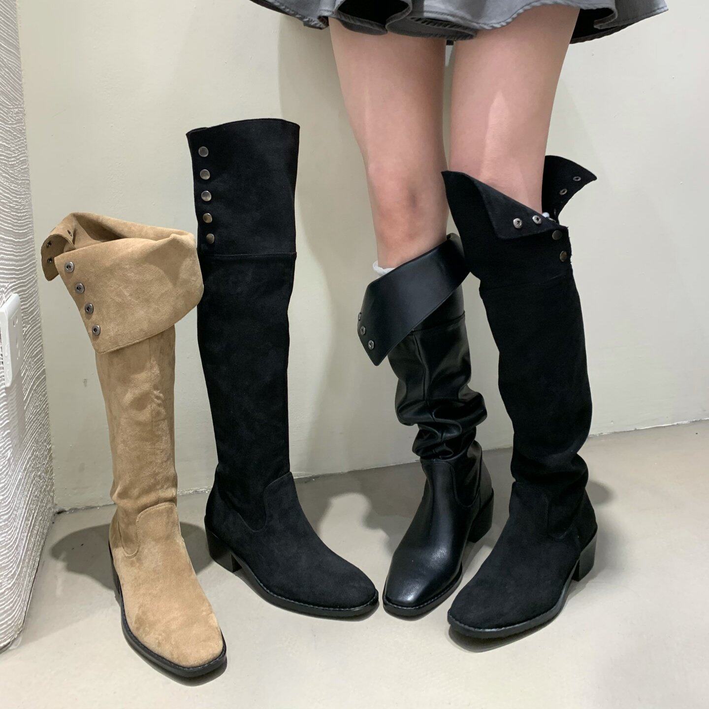 ALILOVERS欧美风高筒靴