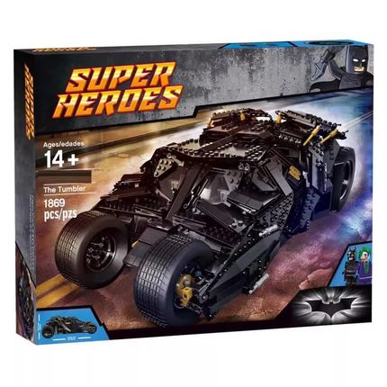 超级英雄蝙蝠侠终极战车暗黑骑士76023男孩拼装积木儿童玩具模型