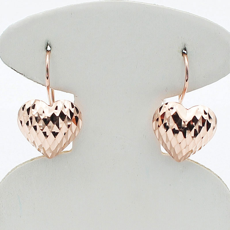 俄罗斯585紫金气质精致轻奢设计感时尚简约ins高级耳饰女节日礼物