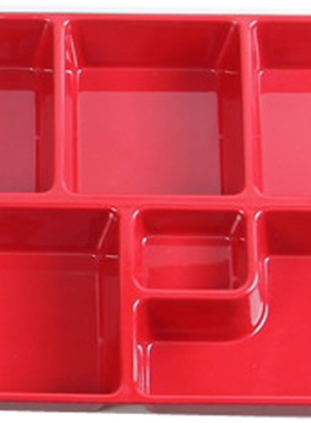 耐高温日式便当盒内胆 内托 商务套餐饭盒内胆(小号)和(大号)