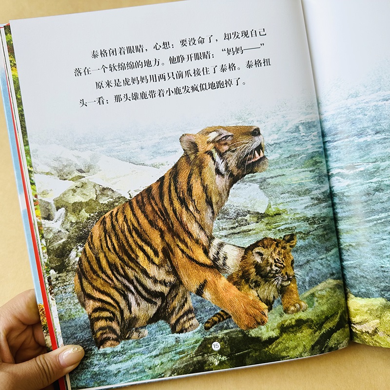 丛林之王老虎动物故事书