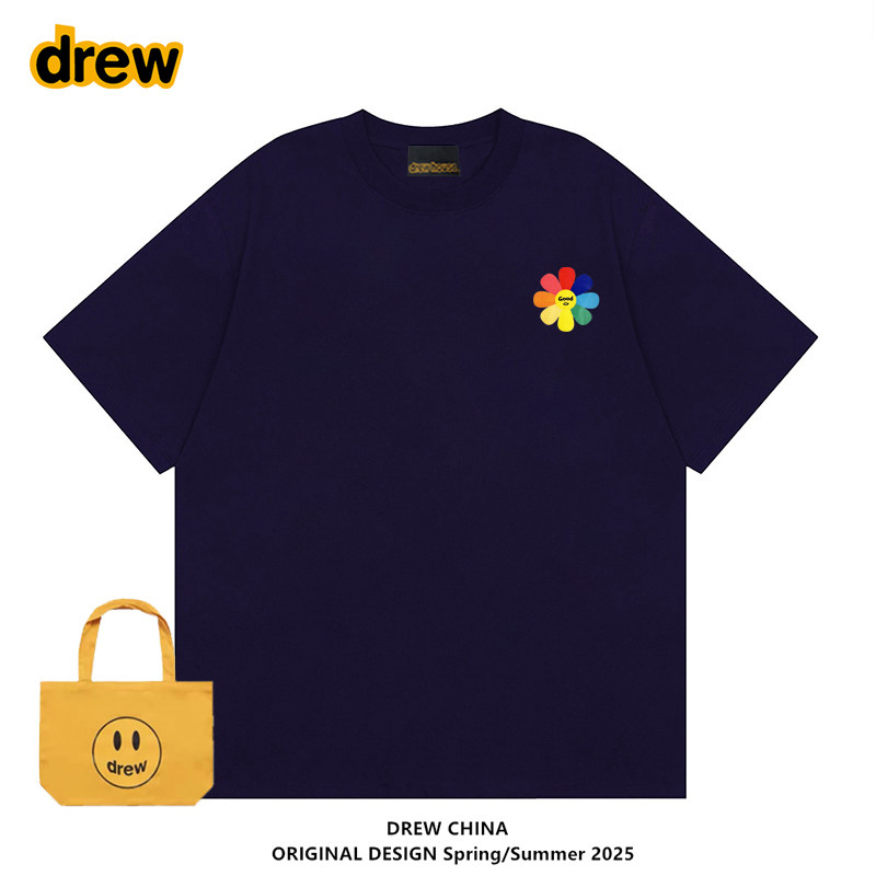 纯棉Drewgood男女情侣宽松小标