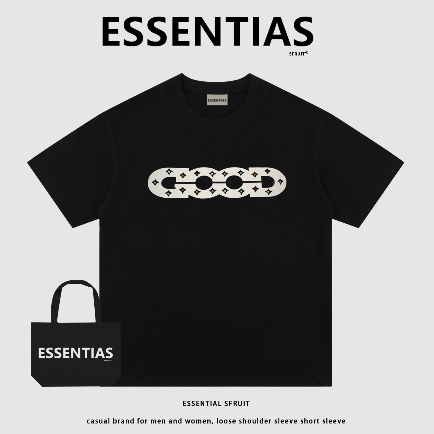 FOG潮牌夏季新款镂空LOGOT恤