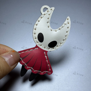 空洞骑士 丝之歌 大黄蜂 小黄蜂周边 真皮挂件钥匙扣