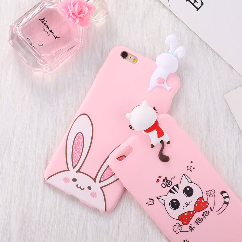 Æ»¹û6sÊÖ»ú¿ÇiPhone6plus¹è½ºÌ×èÍÃÁ¢Ì幫×Ðſſ·Ûɫȫ°ü·ÀˤŮ6