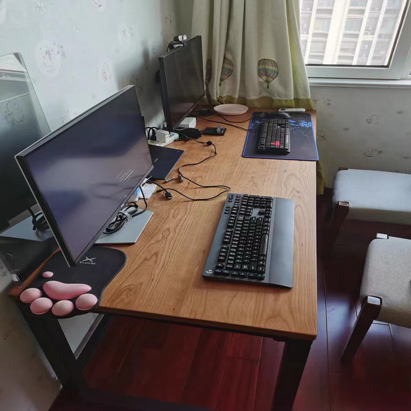 居简屋樱桃木家用电脑桌简约