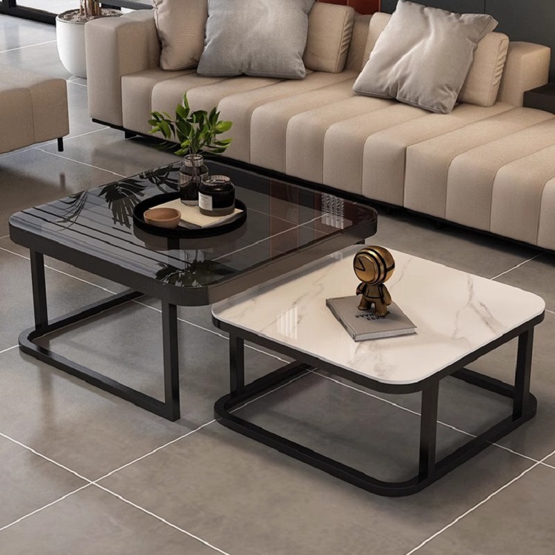 现代简约茶几网红客厅家用小户型茶桌轻奢高级感