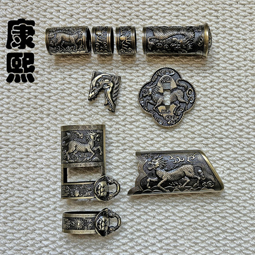 龙泉正品刀剑装具康熙清刀装具镇宅宝剑装具个性化定制未开刃