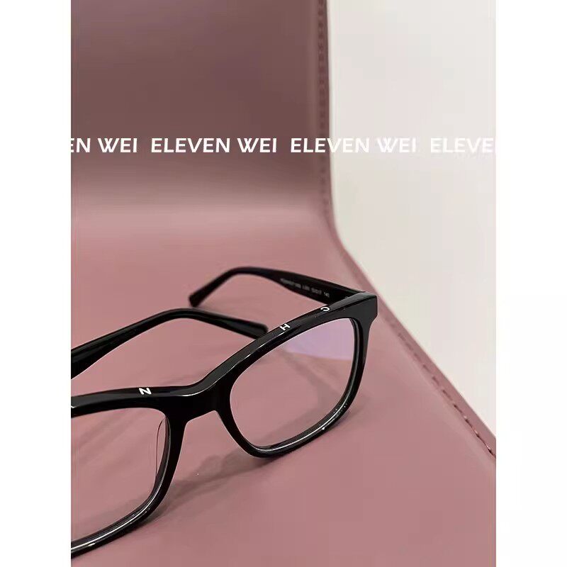 明星同款 今夏Z爱！！！夏季新款黑框方形透明太阳眼镜女