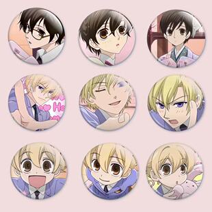 樱兰高校亮膜吧唧须玉环春绯凤静夜光邦双子吧唧徽章周边