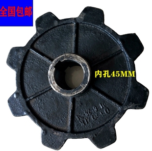 廣聯(lián)收割機配件正品 驅(qū)動輪四不像橡膠履帶底盤配件福田老款 包郵