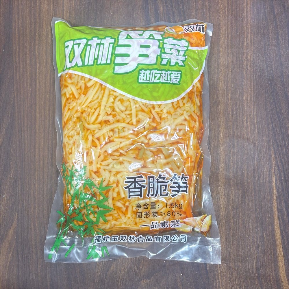双林笋菜1500g/袋1.5kg笋丝笋片金针菇香脆笋红油香辣脆笋菜溢坊