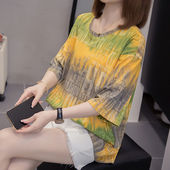 T恤女韩版 洋气纯棉短袖 新款 胖mm时尚 加大码 百搭显瘦上衣女潮 夏装