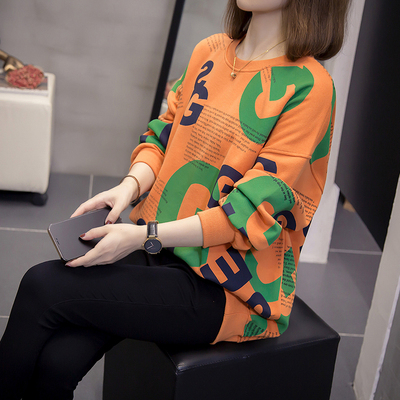 常规宽松含棉韩版时尚大码卫衣女