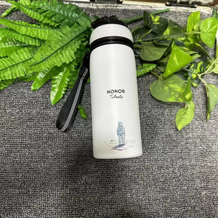 荣耀Gift运动直饮水壶保温杯新款 600ml学生水杯大容量提绳便携带